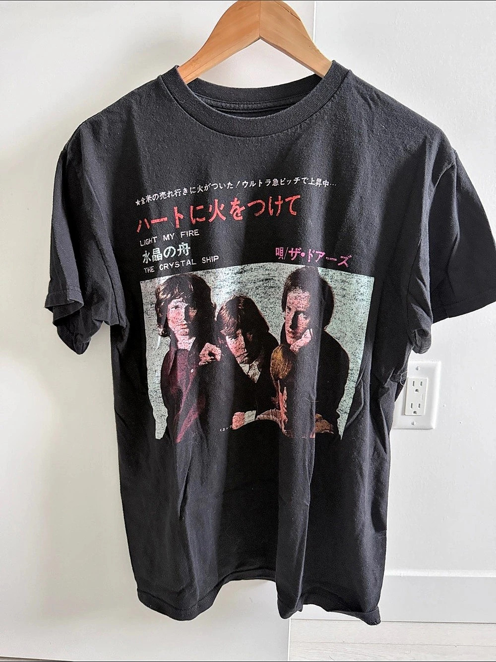 Light My Fire / The Doors graphic tee Black Graphic Tee Size Medium